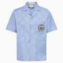 Gucci Kawaii Aloha Logo Shirt Blue