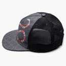 Gucci Kingsnake Print GG Supreme Baseball has Black/Grey
