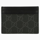 Gucci Kingsnake Print GG Supreme Card Holder Black/Red