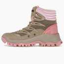 Gucci Lace Up Ankle Boot Beige Pink (Women's)