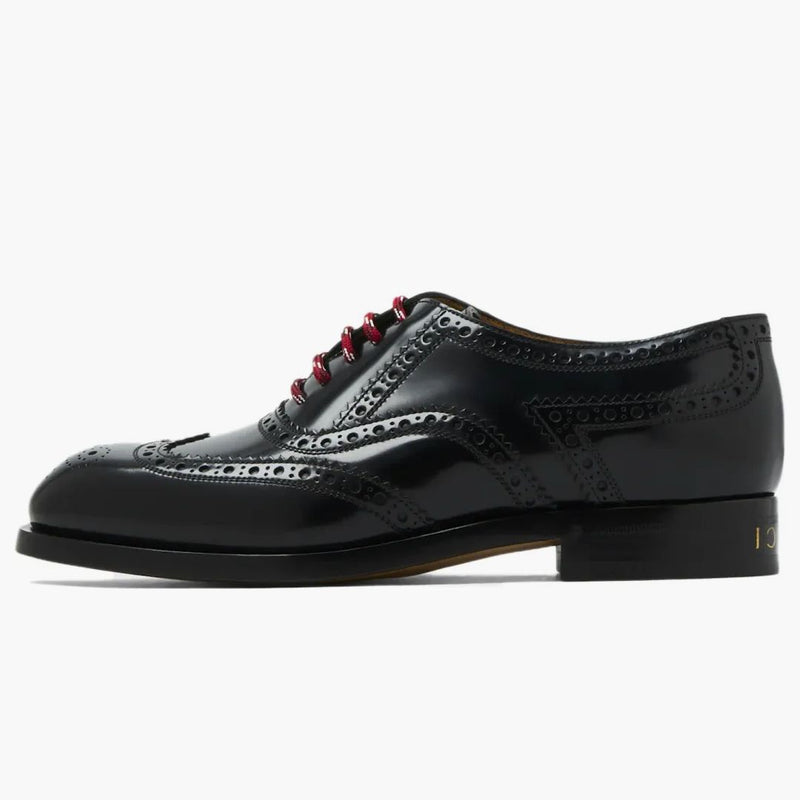 Gucci krajky boty černé červené