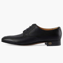 Gucci Leather Lace-Up Shoes Black