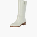 Gucci Leather Mid-Calf Boots White