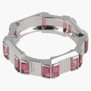 Gucci Link to Love Rubellite Ring Silver