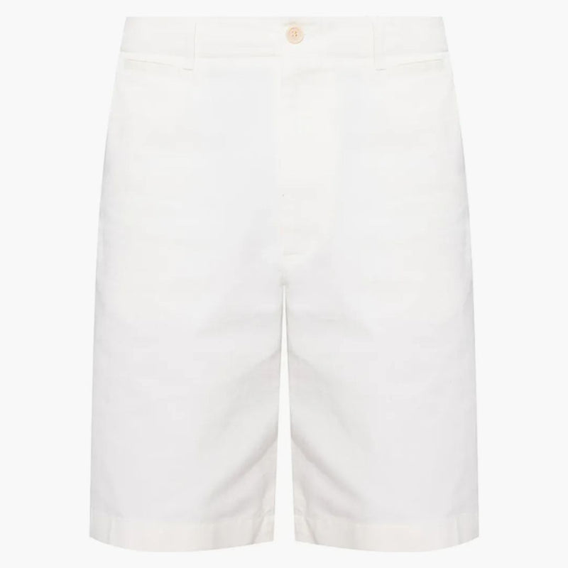 Logo Gucci Back Chino Shorts Mléko