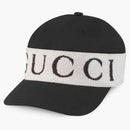 Gucci Logo Band Baseball Cap Black/White