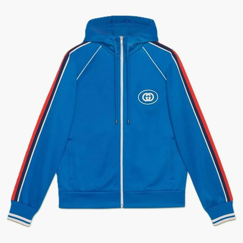 Gucci Logo Jacket Blue