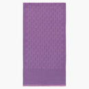 Gucci logo monogram scarf lilac pink