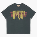 Gucci logo print T-shirt Dark Green