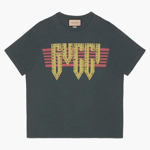 Gucci Logo Print T-shirt mörkgrön