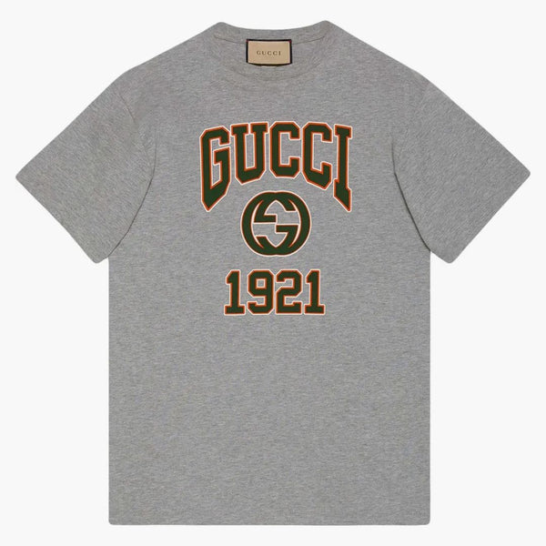 Gucci Logo Print T-shirt grå