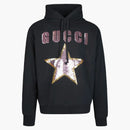 Gucci Logo-Sequinned Hoodie Black