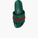 Gucci Logo Slide Green