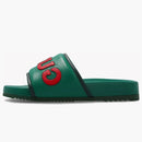 Gucci Logo Slide Green