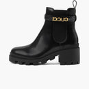 Gucci Logo-strap Chelsea Boots Black (women's)