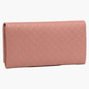Gucci Continental Bifold Wallet Microguccissima Soft Pink