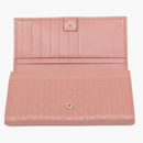 Gucci Continental Bifold Wallet Microguccissima Soft Pink