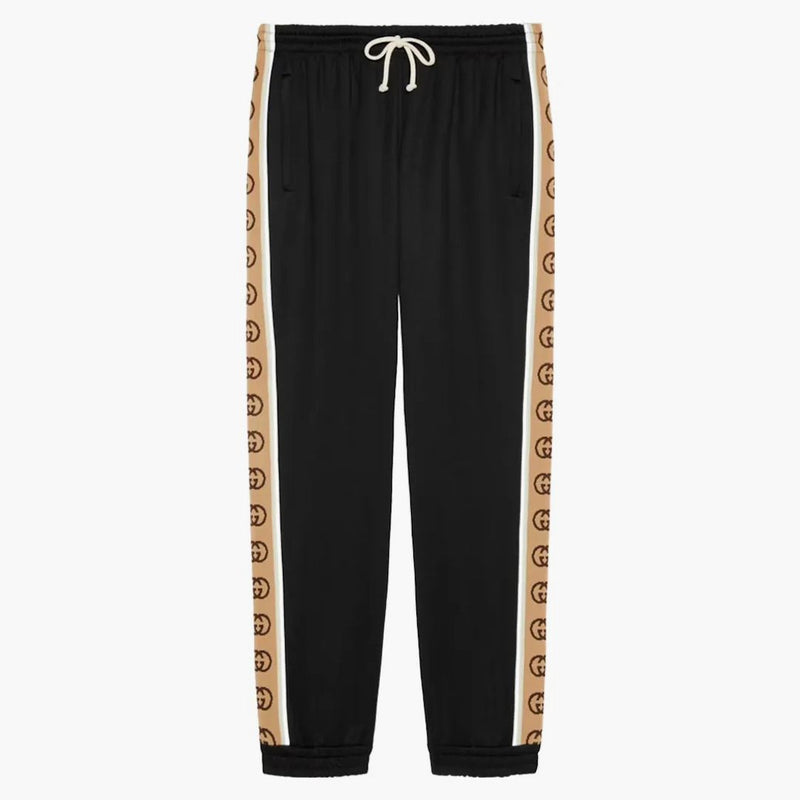 Gucci Loose Technical Jersey Jogging Pant Black