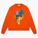 Gucci Love Parade Skinshirt de algodón estampado Naranja