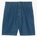 Gucci Lovelight Denim Shorts Blue