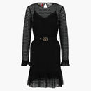 Gucci Lovelight Lace Shift Dress Black