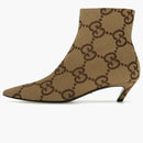Gucci Low Botas de tacón beige (femenino)