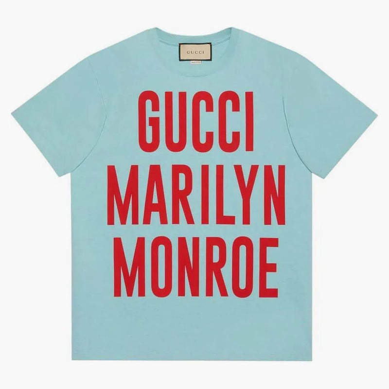 Gucci Marilyn Monroe T-shirt turkos