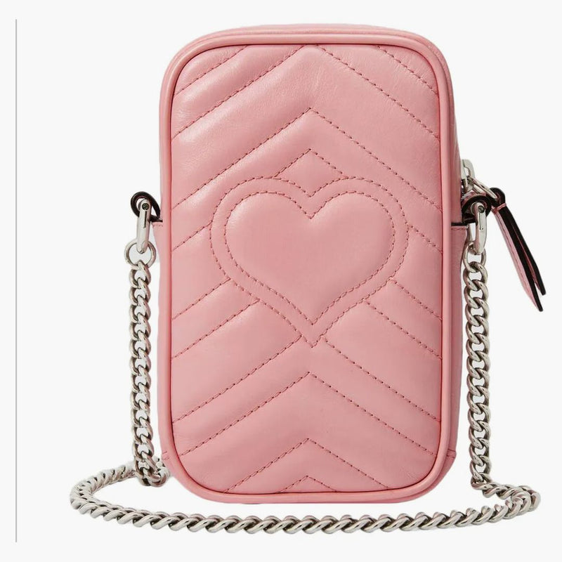 Bag Gucci Marmont GG (2 karta) Mini Pastel Pink