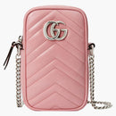 Gucci Marmont Bag GG (2 Card Slot) Mini Pastel Pink