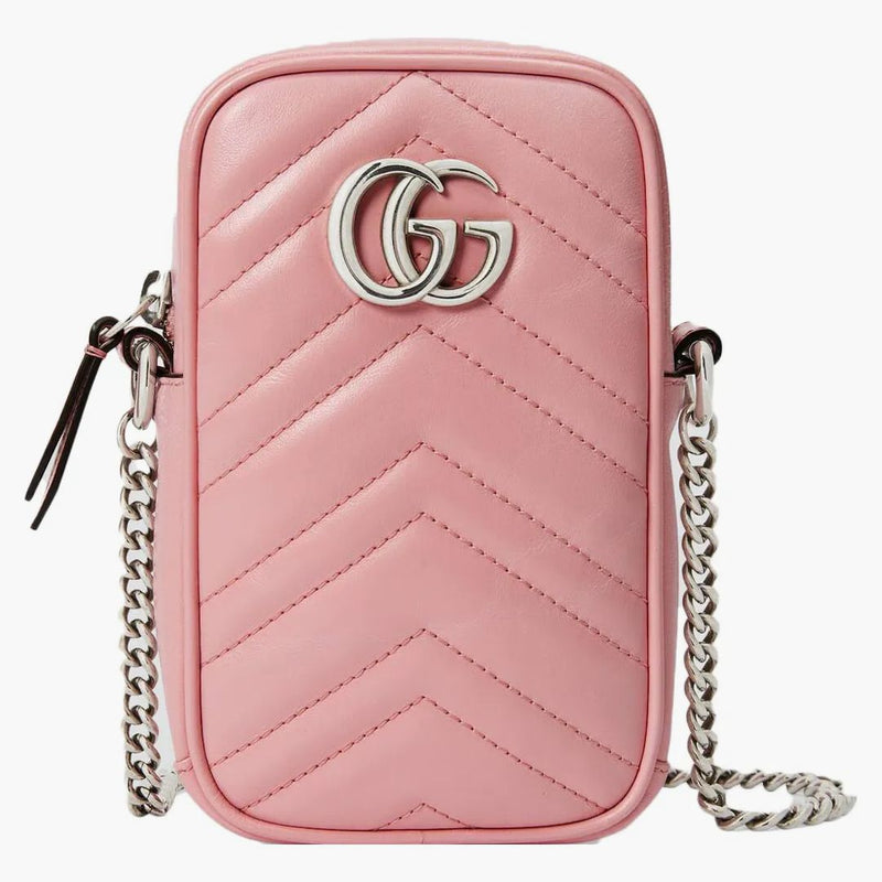 Bag Gucci Marmont GG (2 karta) Mini Pastel Pink