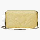 Gucci GG Marmont Matelasse Super Mini Bag Pastel Yellow