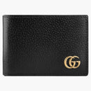 Gucci GG Marmont Bifold Wallet Textured Calfskin Black