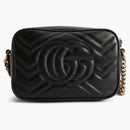 Gucci GG Marmont Camera Bag Matelasse Mini Black