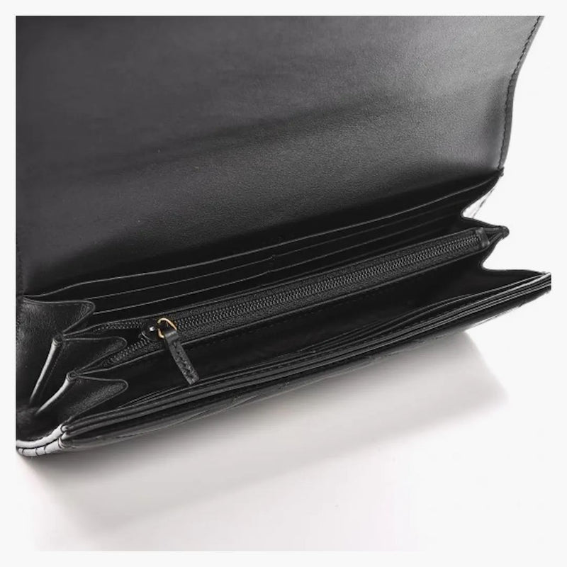 Gucci GG Marmont Continental Wallet Matelasse Black
