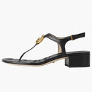 Gucci Marmont Double G Sandal Black (Women's)
