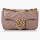 Gucci GG Marmont Matelasse Super Mini Bag Dusty Pink