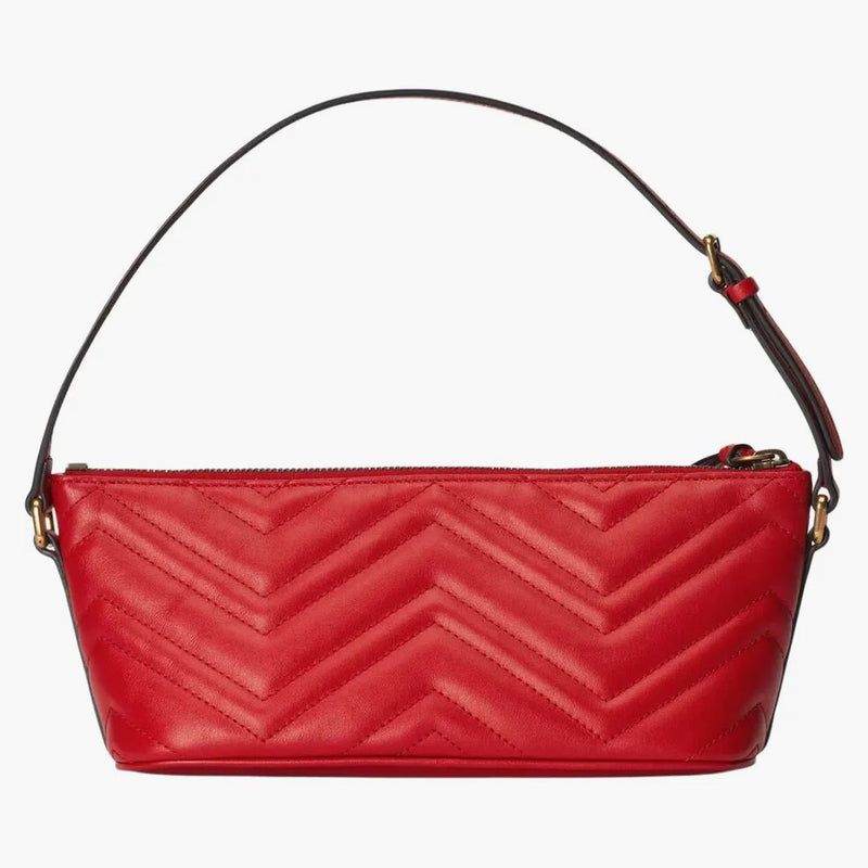 Gucci Marmont gg liten axelväska röd