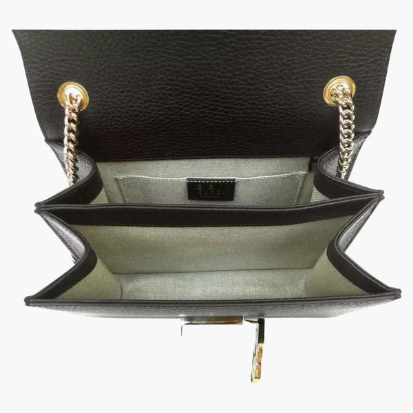 Gucci Interlocking G Shoulder Bag Small Black