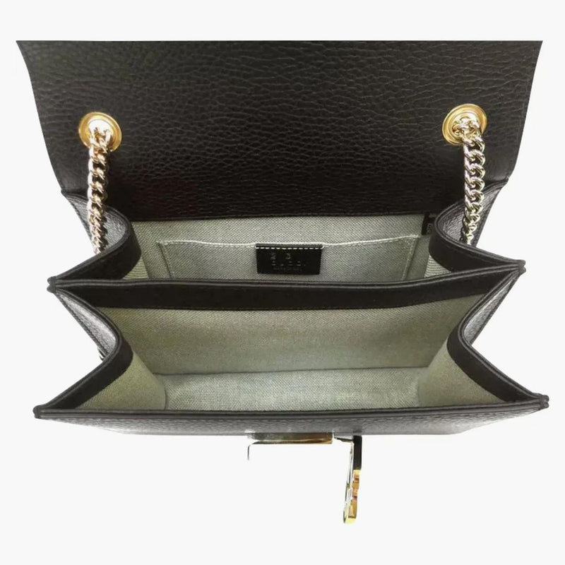 Gucci Interlocking G Shoulder Bag Small Black