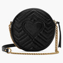 Gucci GG Marmont Round Shoulder Bag Mini Black