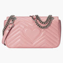 Gucci Marmont Shoulder Bag GG Small Pastel Pink