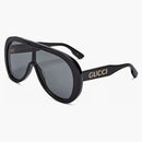 Occhiali da sole Maschera Gucci Black/Gold (GG1370S 001)