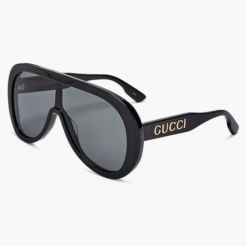 Gucci Mask Sunglasses Black/gold (gg1370s 001)
