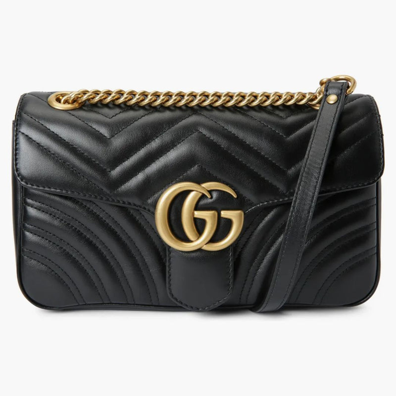 Gucci GG Marmont Small Matelasse Bag Black