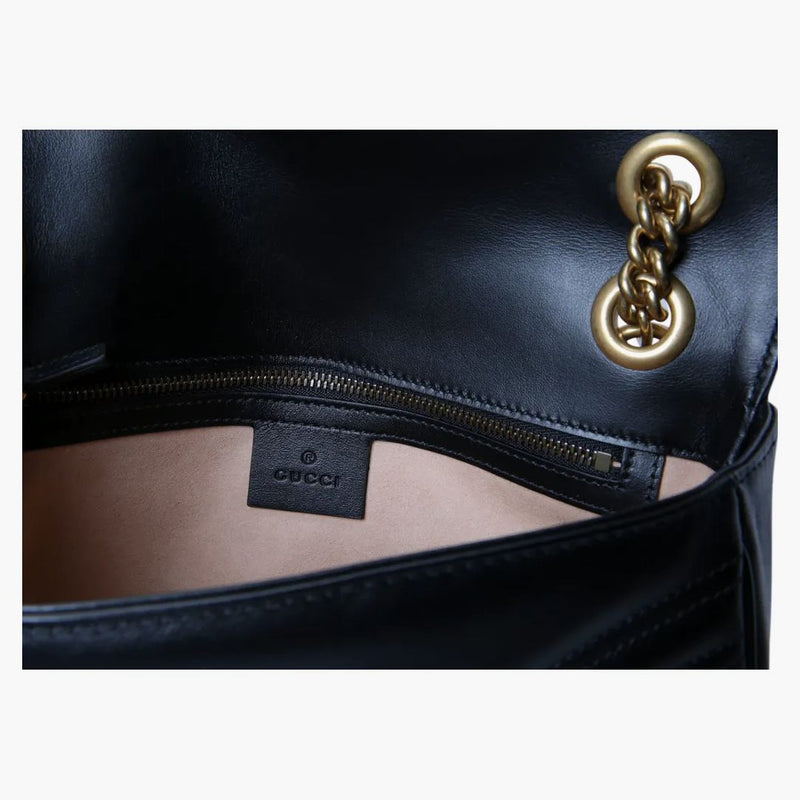 Gucci GG Marmont Small Matelasse Bag Black
