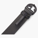 Gucci Matte Black Black G cinghia G pelle da 1,5 W 1,5W