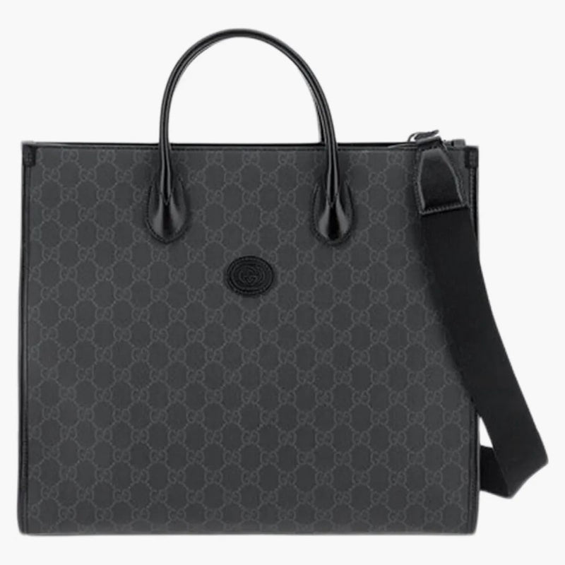Gucci medium dead with interlocking g medium gg supreme black
