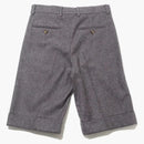 Gucci melange tkaninové šortky šedé