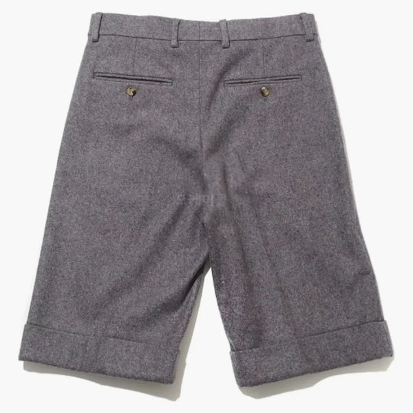 Gucci Melange Cloth Shorts Grey