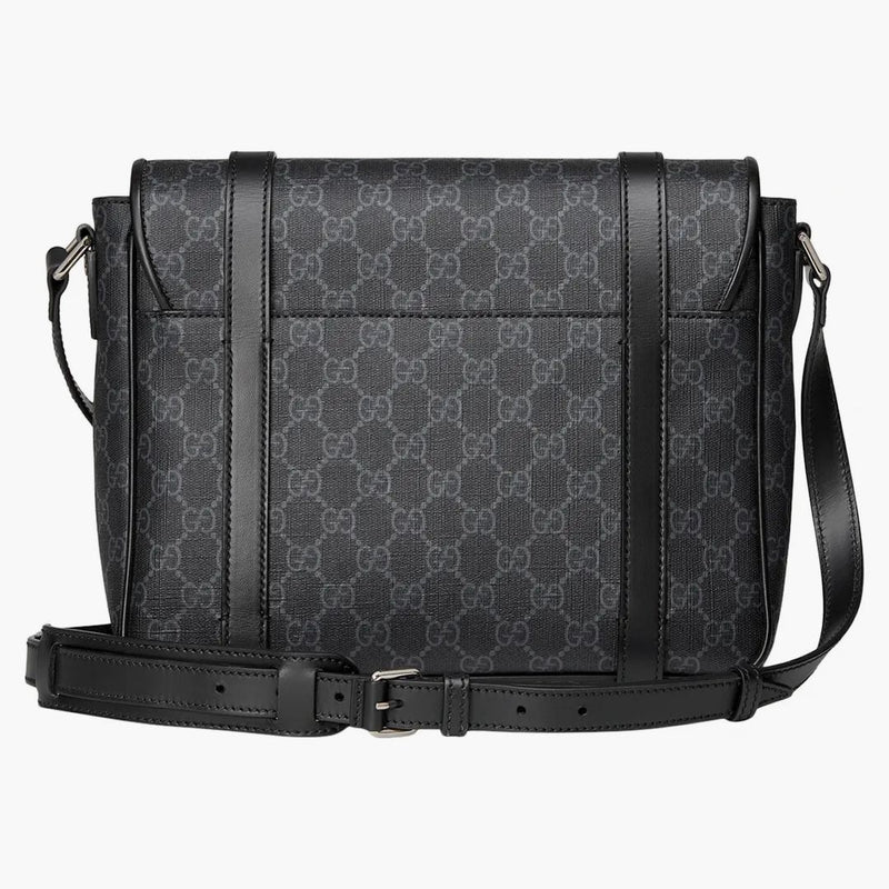 Gucci Messenger Bag Gg Supreme Canvas Black/grey